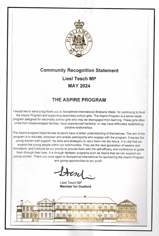 Parliamentary Recognition